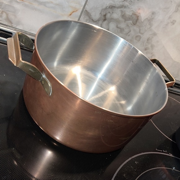 5Q Odi Portugal Round Copper Pot with Lid - Picture 4 of 8